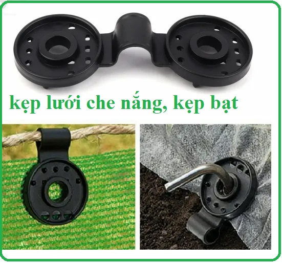 Bộ 50 Kẹp Vải Bạt Che Nắng Cho Nhà Kính Ngoài Trời, Dụng cụ kẹp bạt che nắng. Kẹp Tấm Lưới Che Nắng Ngoài Trời, Kẹp Lưới