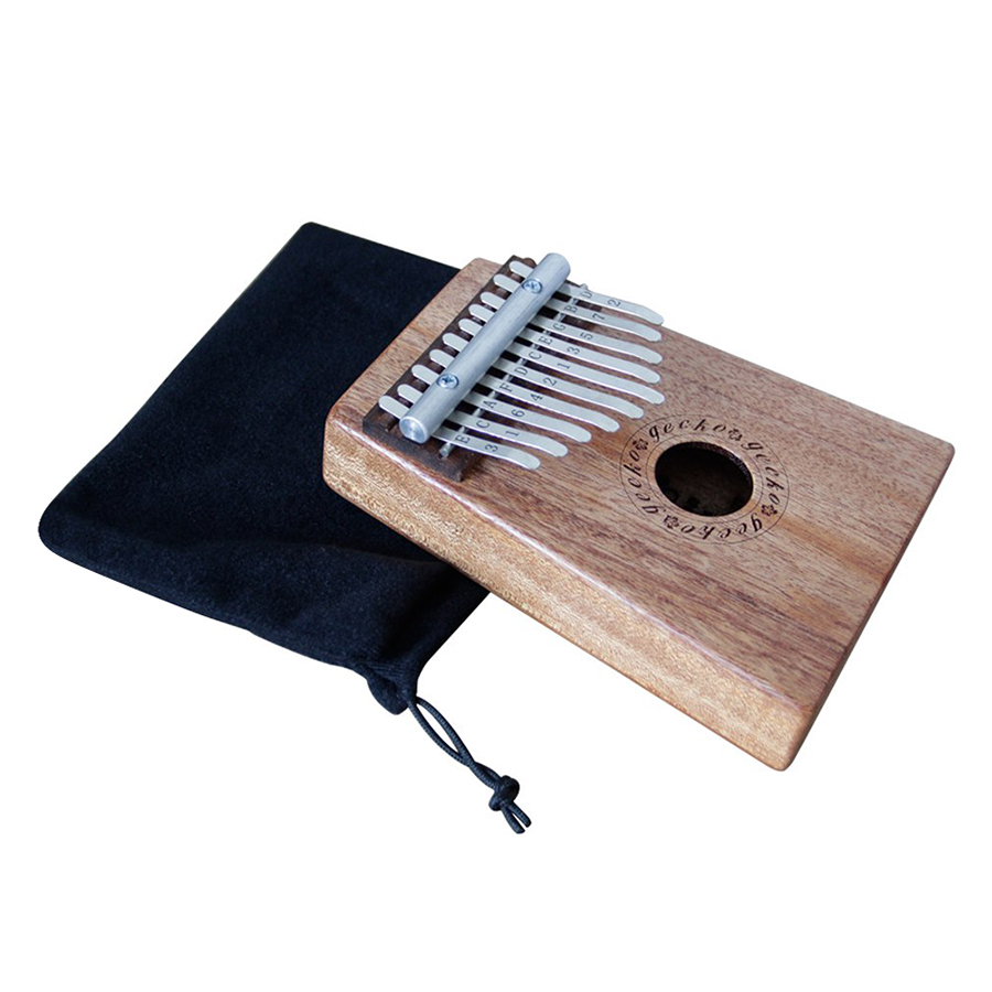 Đàn Kalimba Gecko 10 Phím Gỗ Mahogany K10M Kèm Kèn Kazoo