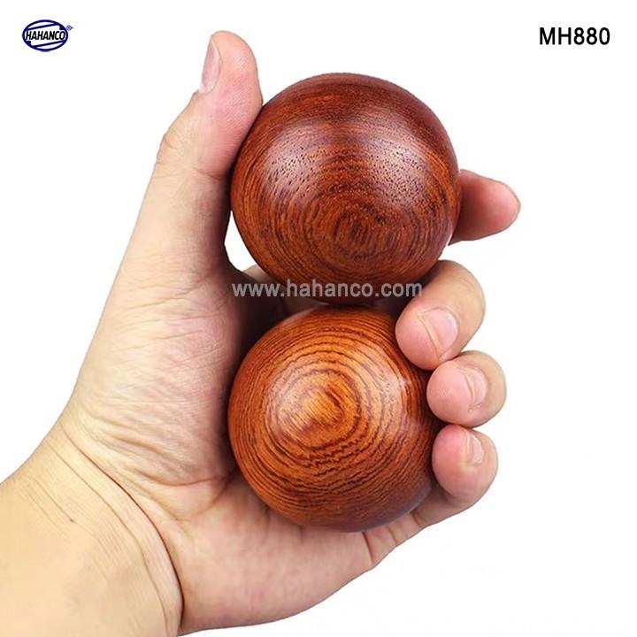 COMBO 2 quả bi lăn tay Mát xa Gỗ hương đỏ 5cm, 6cm ️ đơn