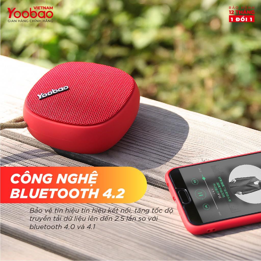 Loa Bluetooth mini Yoobao M1 - Dung lượng 2000mAh - Công suất 3W - Hàng nhập khẩu