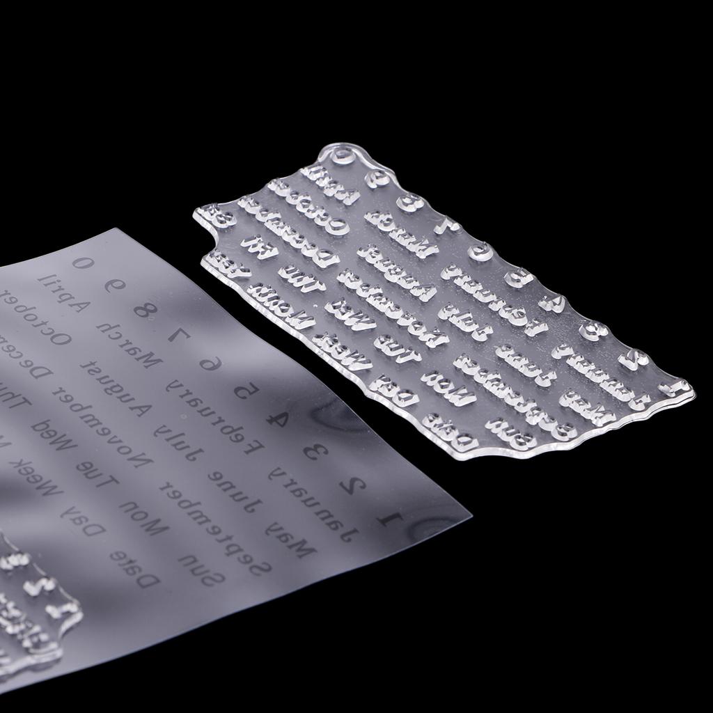 Multi-pattern Themes Transparent Silicone Stamp Seal Clear Stamp for Scrapbooking DIY Photo Album Diary Book Decorative Ink Stamp