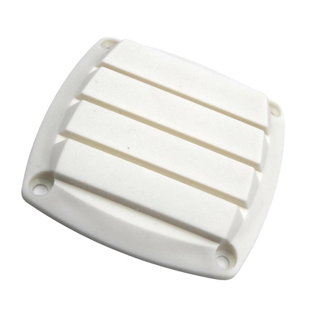 2x Round Plastic Marine Louvered Vents Round for 3'' Inch