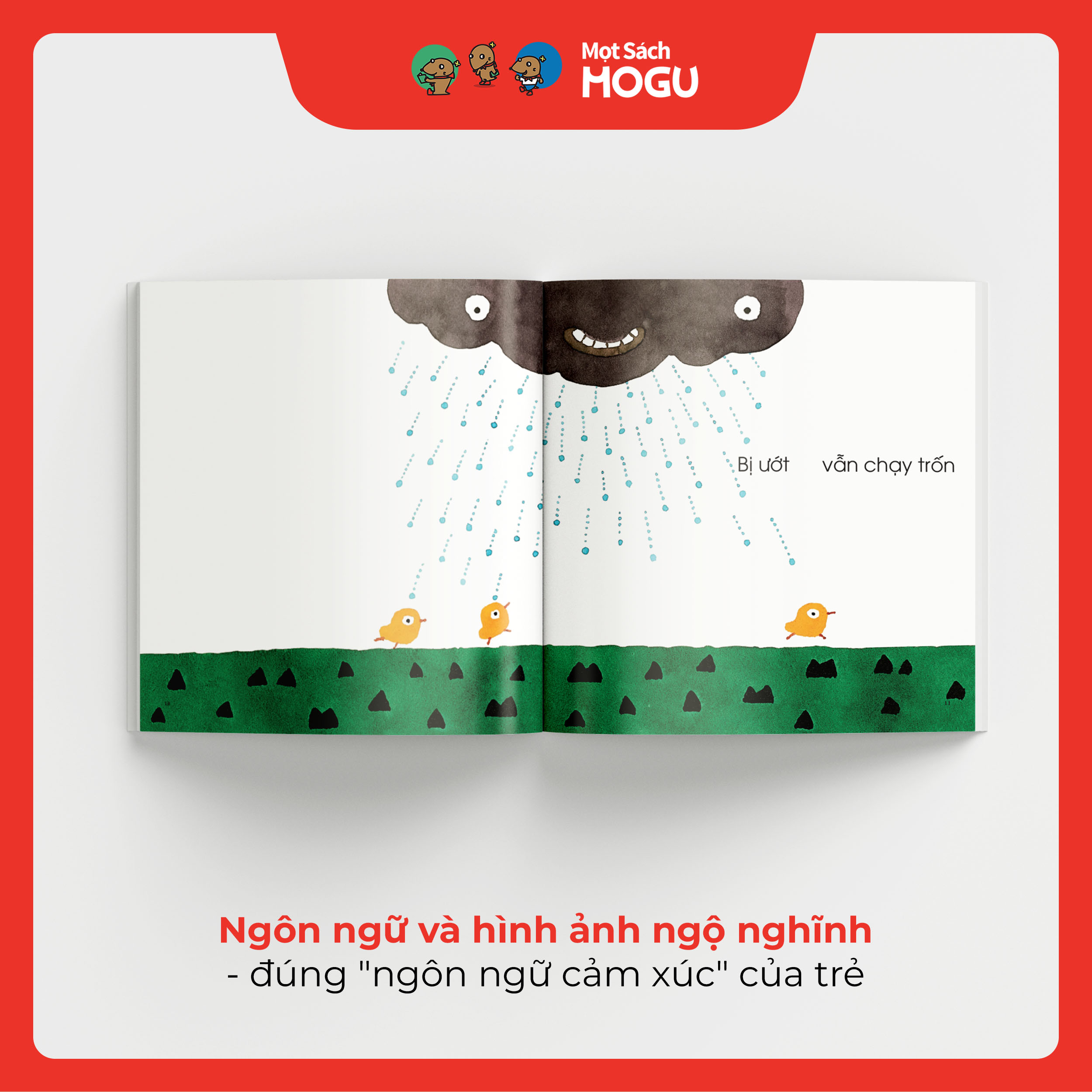 Truyện Ehon bé 1-2-3 - Gà con chạy trốn