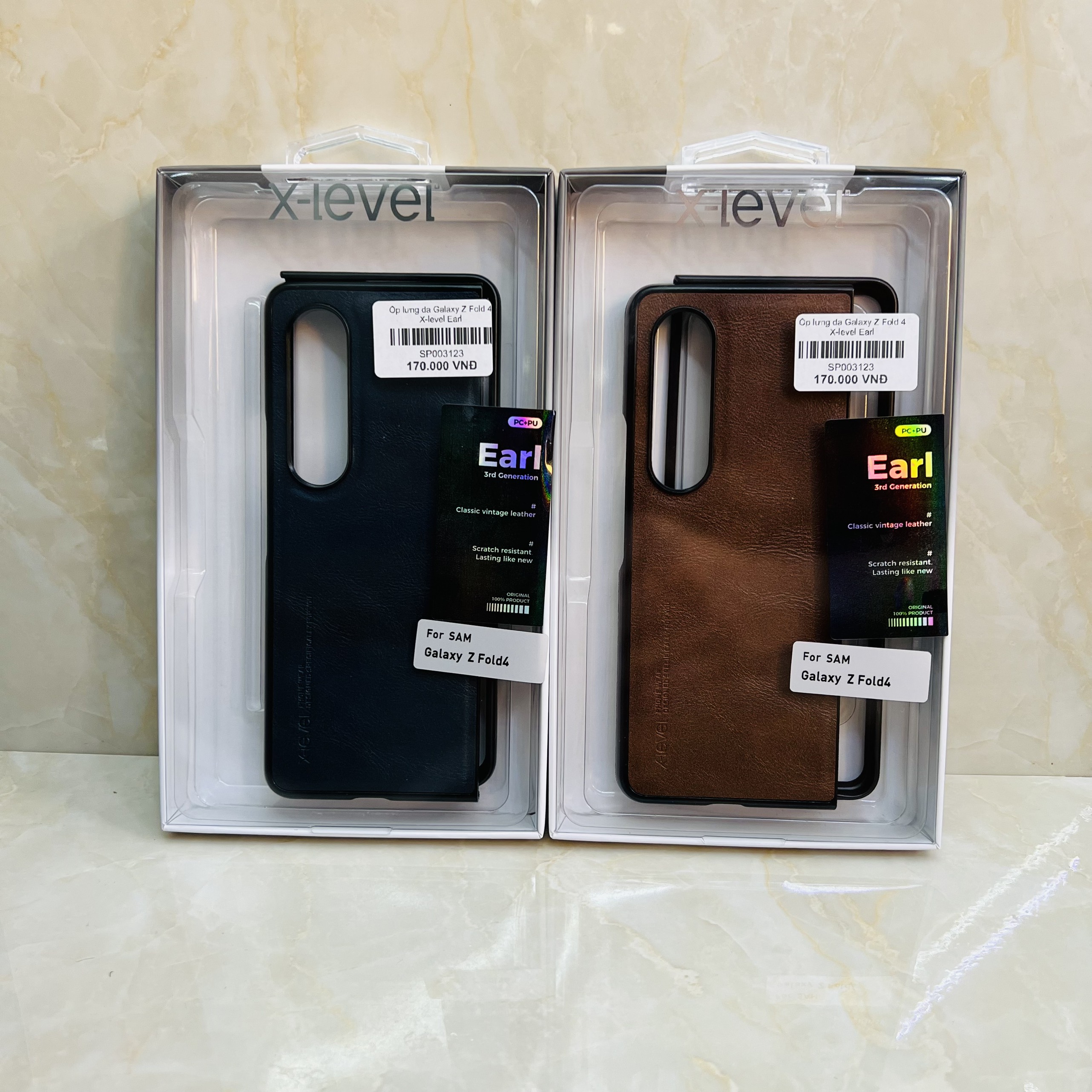 Ốp lưng da dành cho Galaxy Fold 4 X-Level Earl- Hàng chính hãng