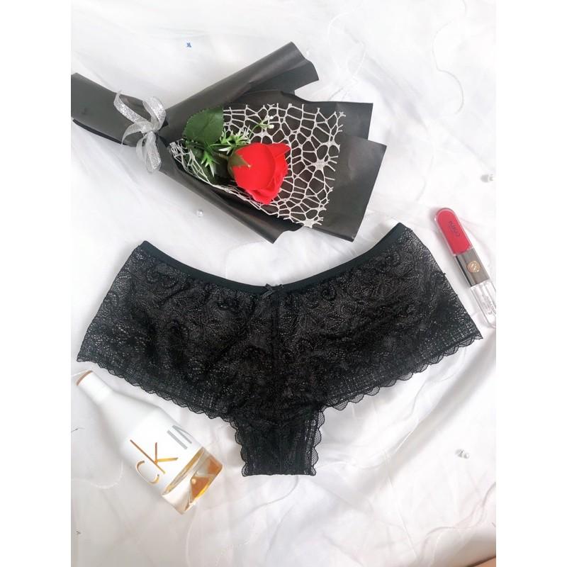 Set 5 quần lót ren đen