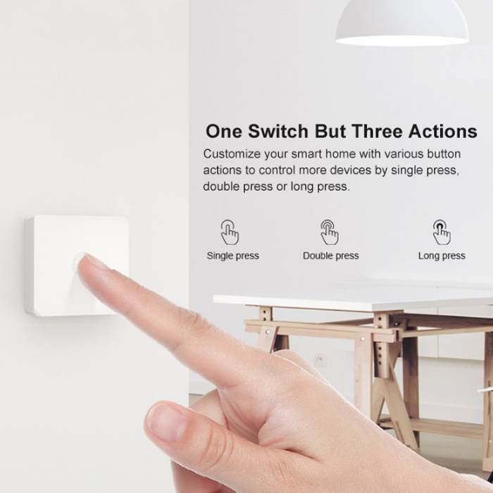 Nút Bấm Ngữ Cảnh Dán Tường Zigbee 3.0 Sonoff SNZB-01