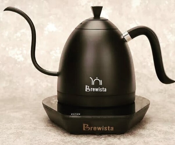 Ấm đun cảm ứng chuyên dụng rót cà phê Brewista Kettle 600ml - Đen tuyền