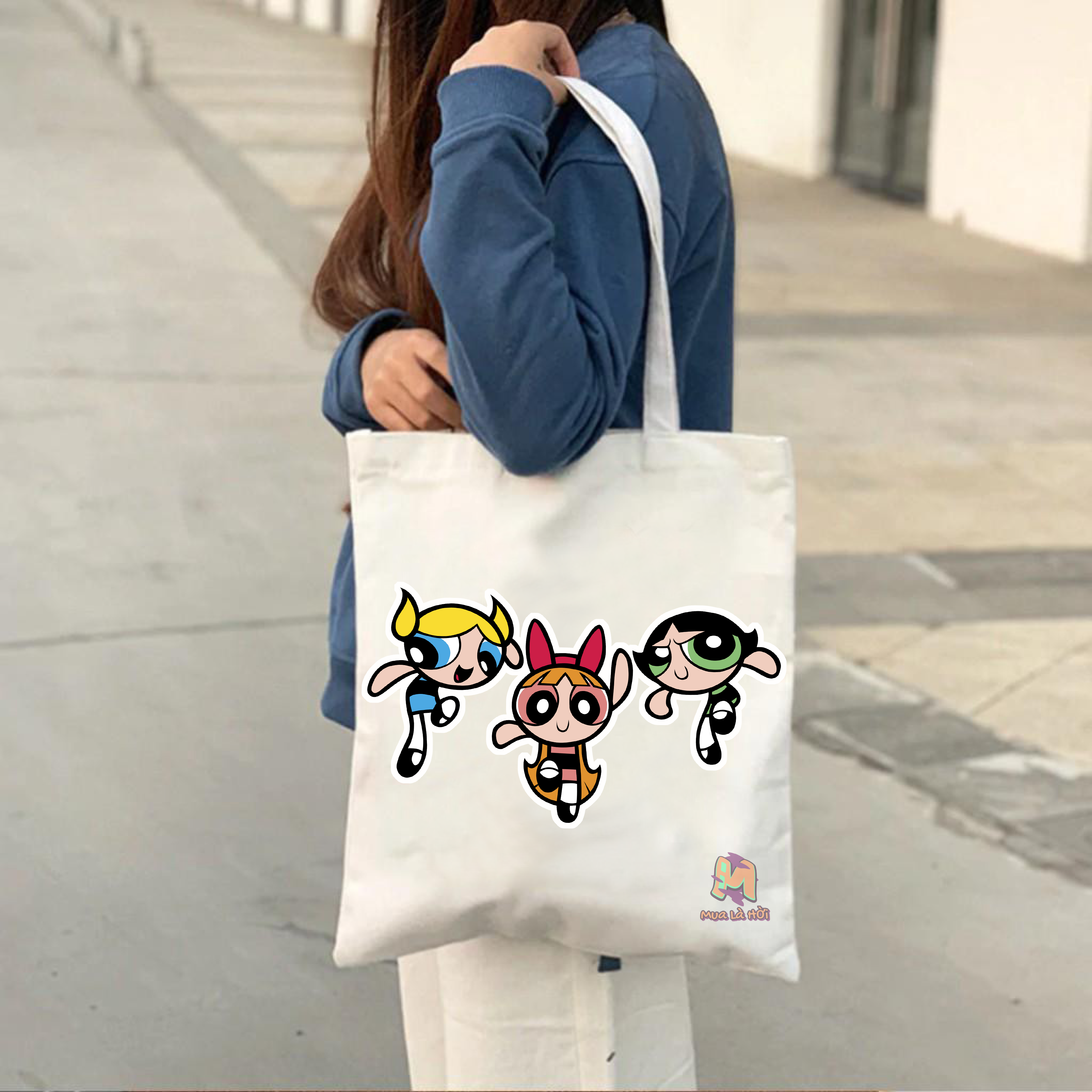 Túi Tote in hình chủ đề The Powerpuff Girls