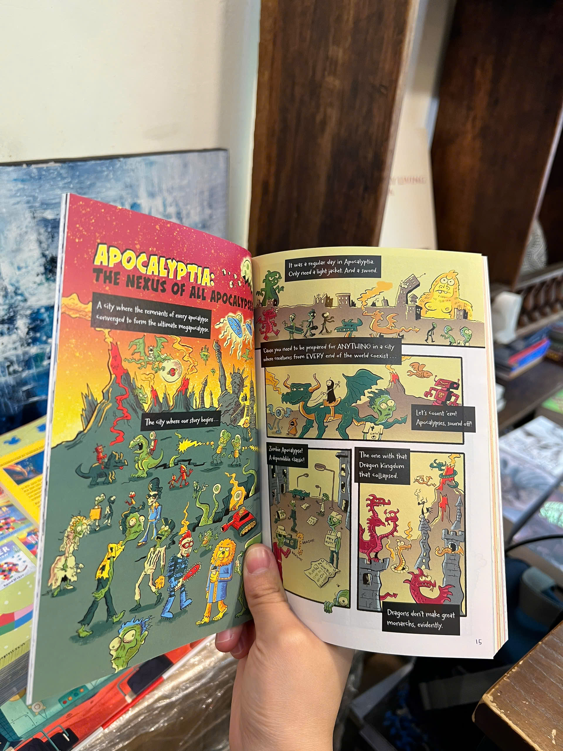 Sách - The Last Comics On Earth | Graphic Novels/ Comics/ Truyện tranh Tiếng Anh / Ngoại văn