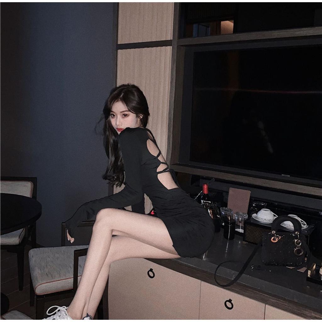 Đầm Ngắn Đi Chơi LABELLE Màu Đen DC678