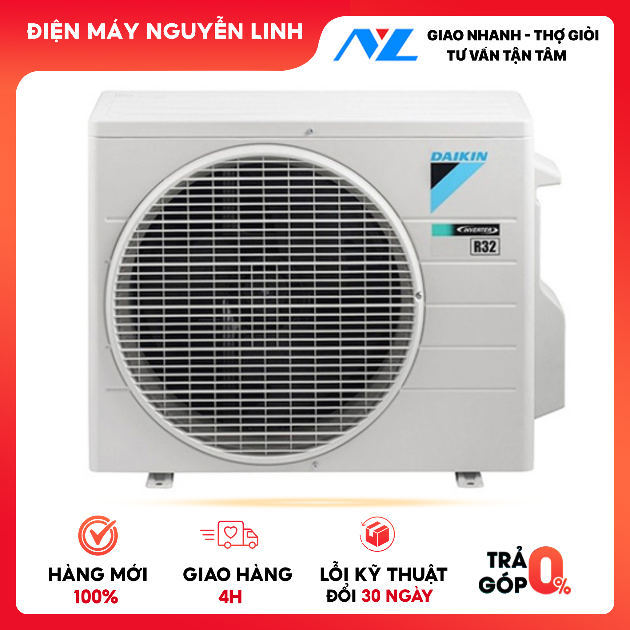 Máy lạnh âm trần Daikin 1.5Hp FCFC40DVM/RZFC40DVM - Hàng chính hãng