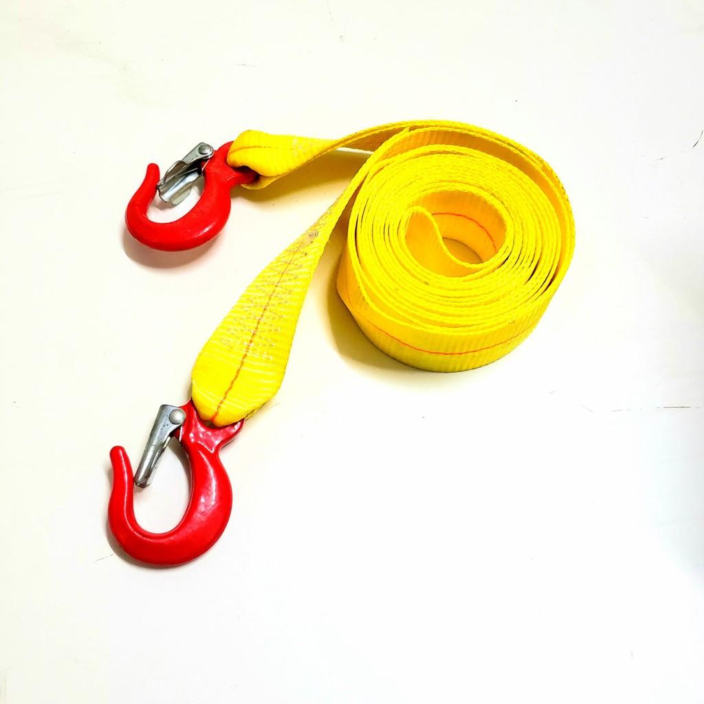 Dây cáp vải cứu hộ ô tô, cáp kéo xe, dây bẹ nâng hàng tải làm việc 1.5 tấn, tải đứt 3 tấn, bản 50mm
