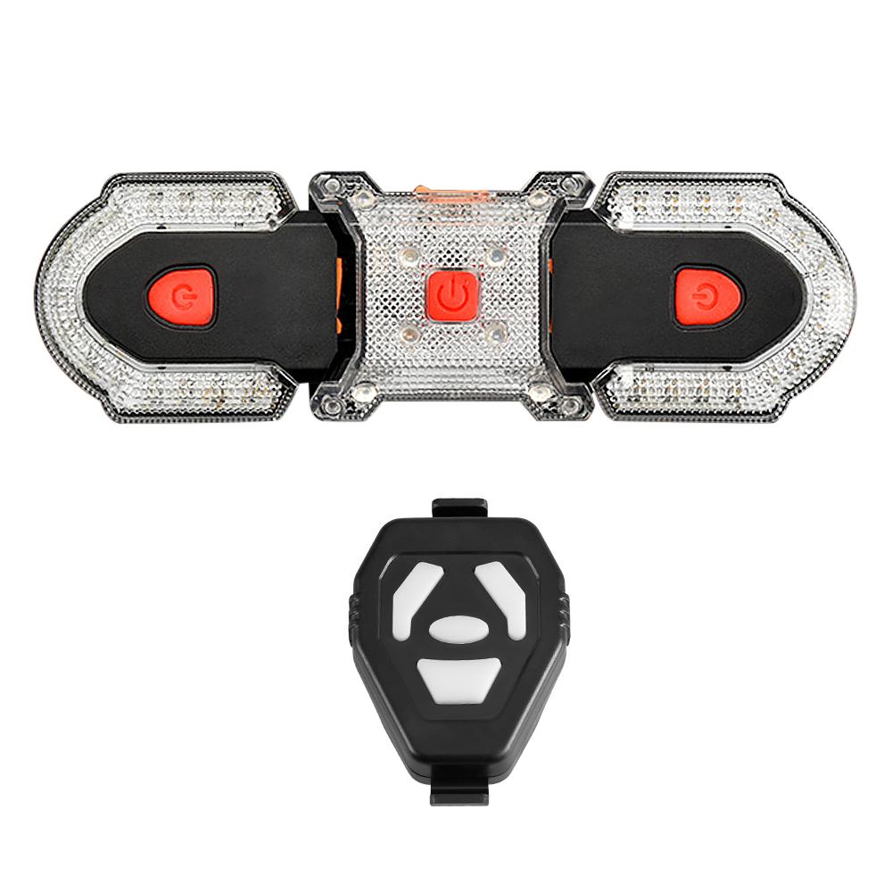Đèn LED xe đạp không dây không thấm nước cảnh báo an toàn