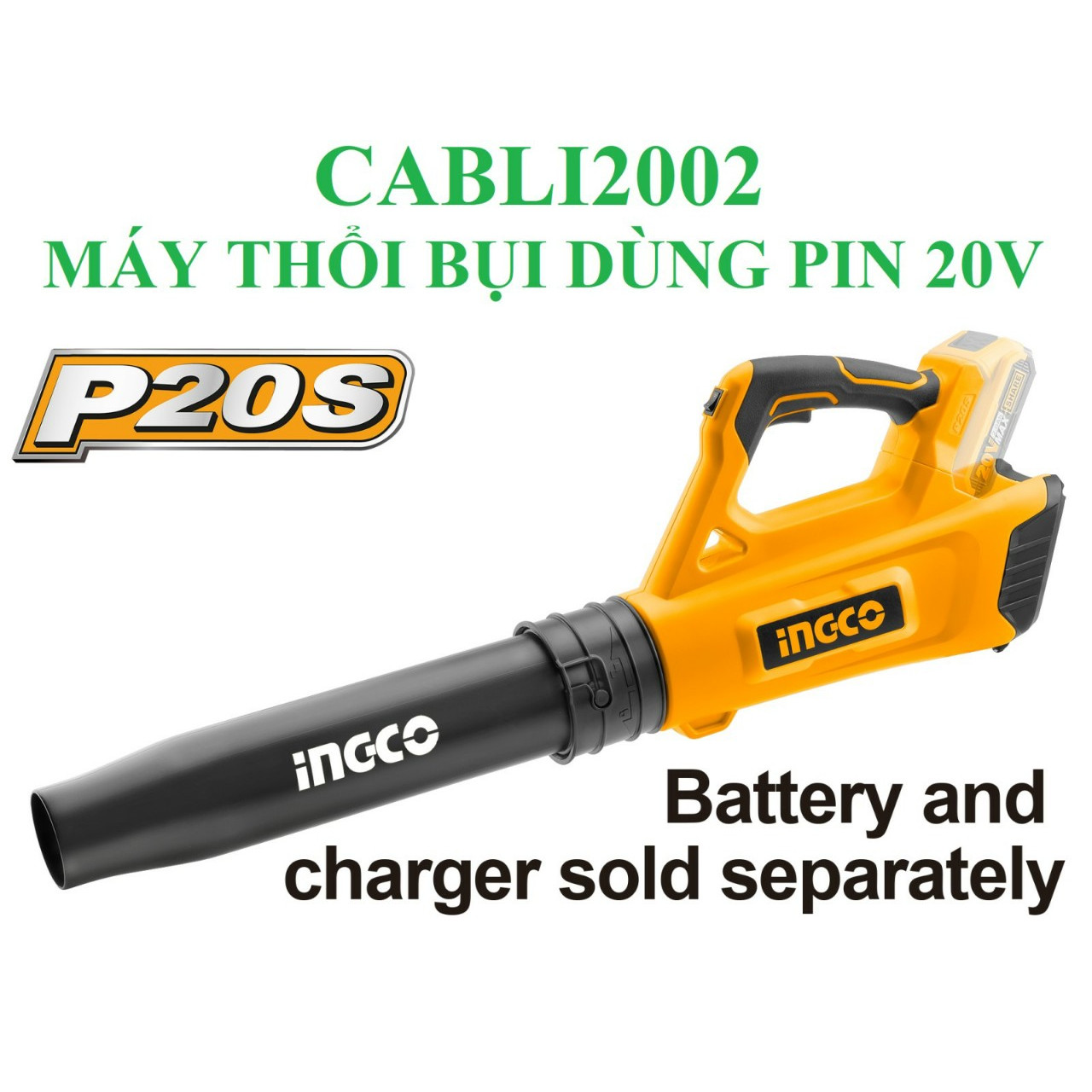 Máy thổi bụi dùng pin 20V INGCO CABLI2002