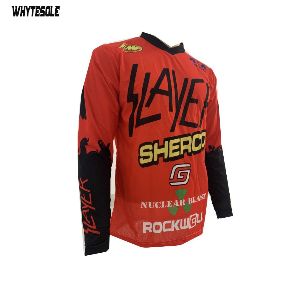 Moto Enduro Motocross Jersey Mtb Xuống Dốc Jersey Đi Xe Đạp Xe Đạp Áo DH Maillot Ciclismo Hombre Nhanh Khô Jersey Color: Ivory Size: XXL