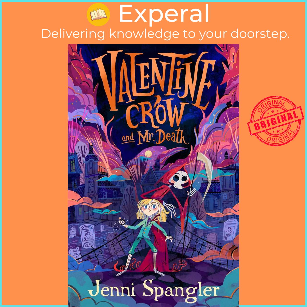 Sách - Valentine Crow & Mr Death by Jenni Spangler (UK edition, paperback)