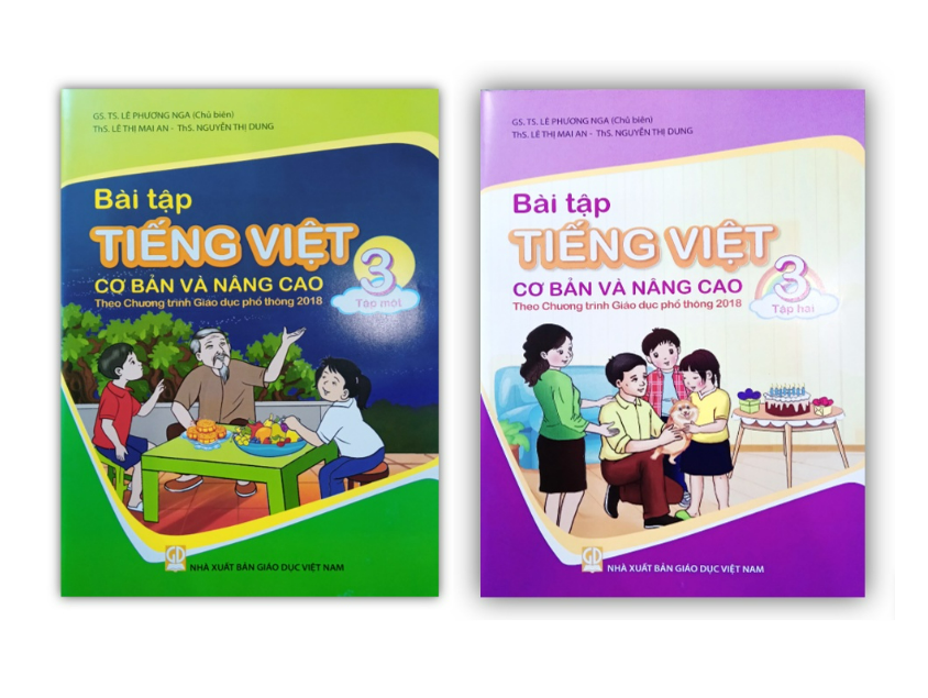 Sách - Combo 2 cuốn bài tập tiếng việt cơ bản và nâng cao lớp 3  theo chương trình GDPT 2018
