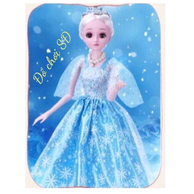 Quần áo búp bê 60 cm - đầm elsa