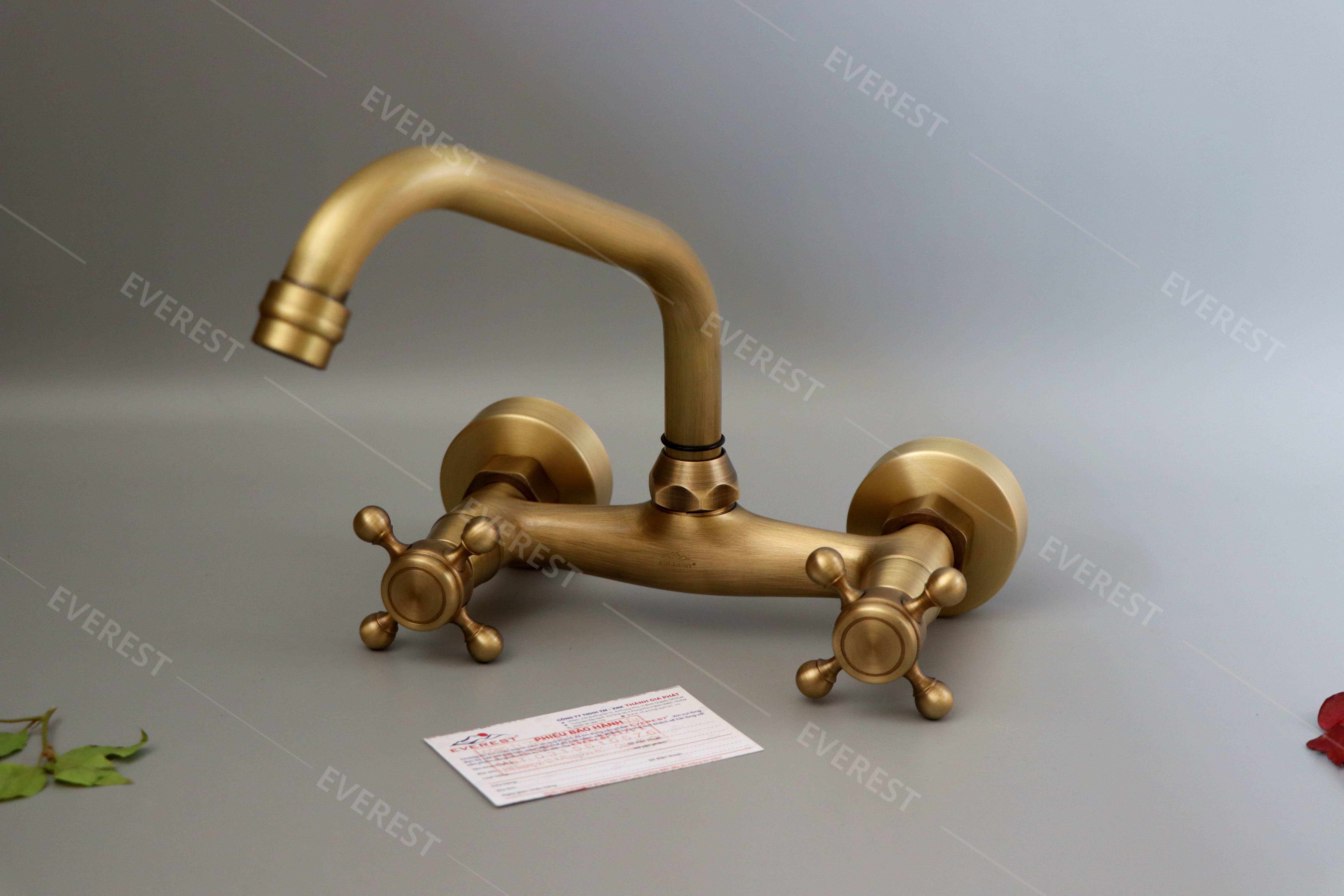 Vòi lavabo bằng đồng EVEREST EV-1125