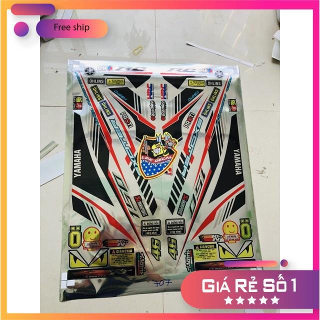 Tem rời dành cho xe exciter 150 Y15zr Crom