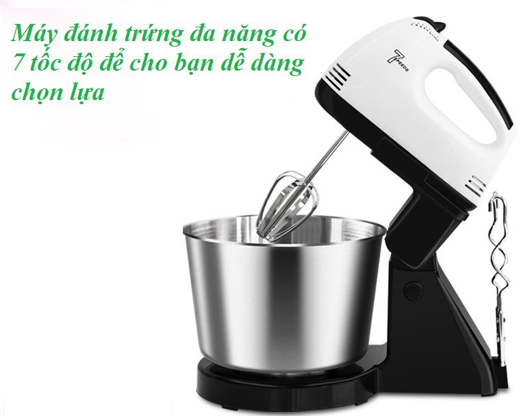 Máy đánh trứng - Máy trộn bột - máy đánh trúng trộn bột làm bánh - Máy đánh bot nhào bột