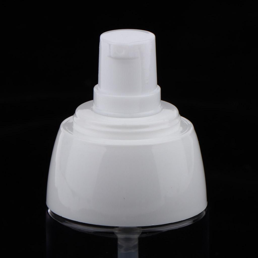 2Pcs Refillable Empty Cream Shampoo Lotion Pump Bottles with Cap 30ml