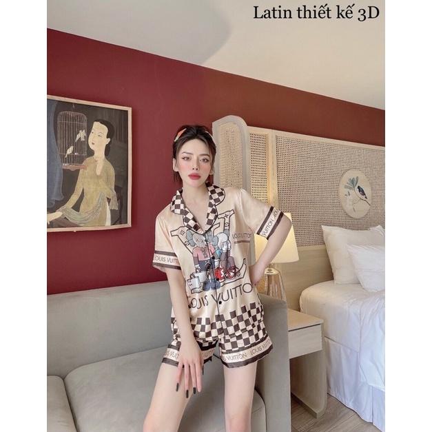 Bộ Pỵama Đùi Lụa Cao Cấp Mềm Mịn