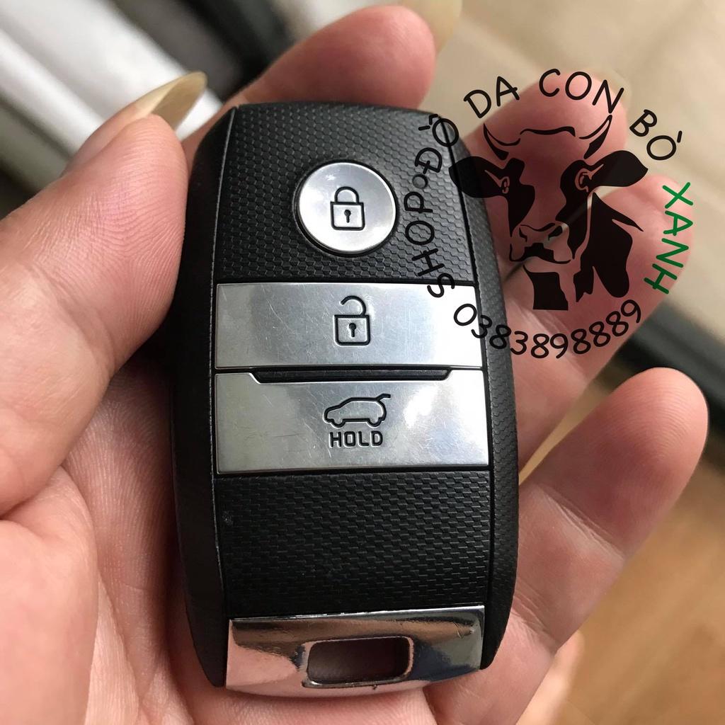 Bao da dành cho Chìa Khoá KIA cerato, K3, K5, Seltos, Soluto, Morning, Sorento, Rondo handmade Da Thật 006