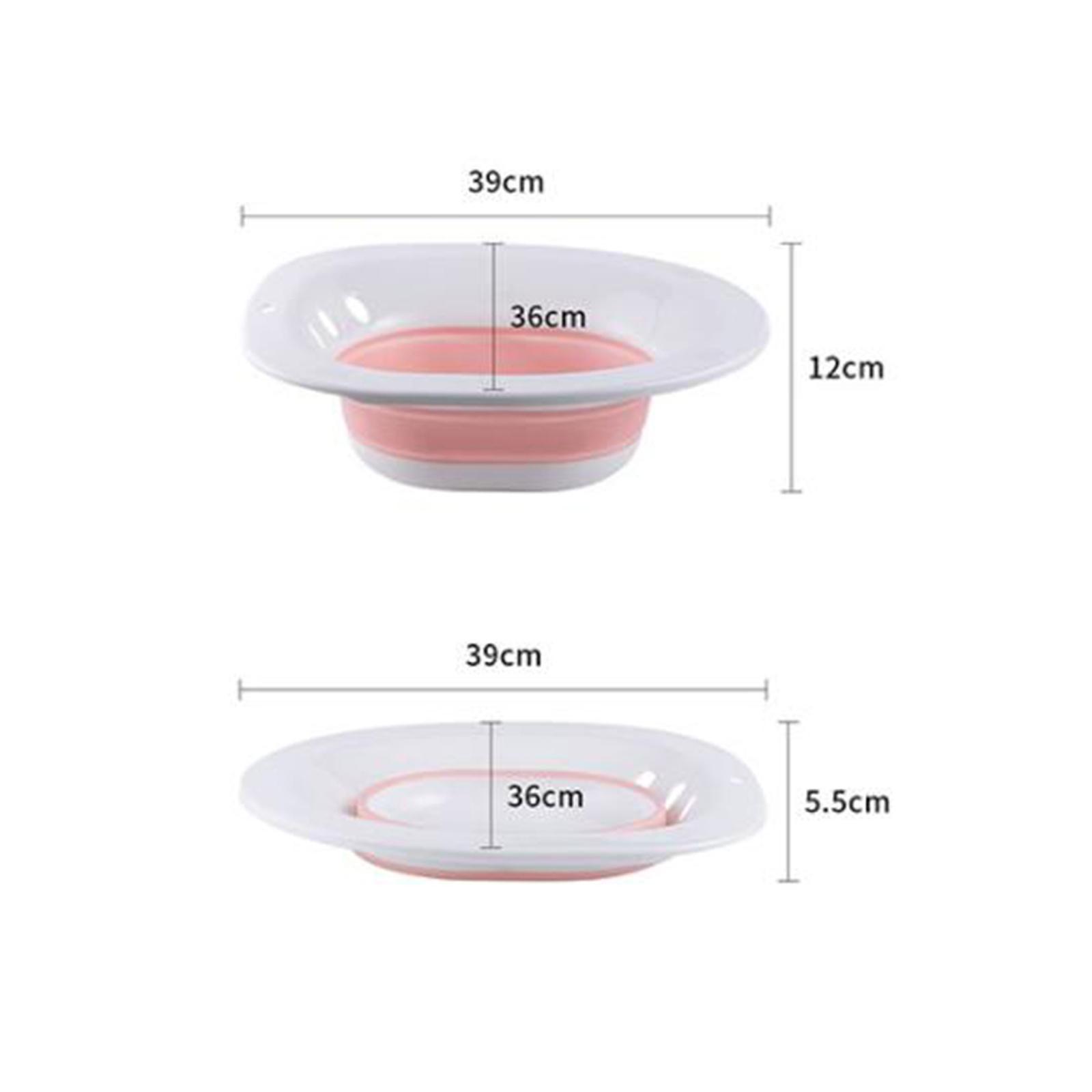 Sitz Bath Toilet Bidet Tub with Flusher for Postpartum Care White Pink