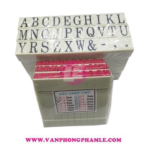 Bộ dấu ghép chữ 30 Ký tự