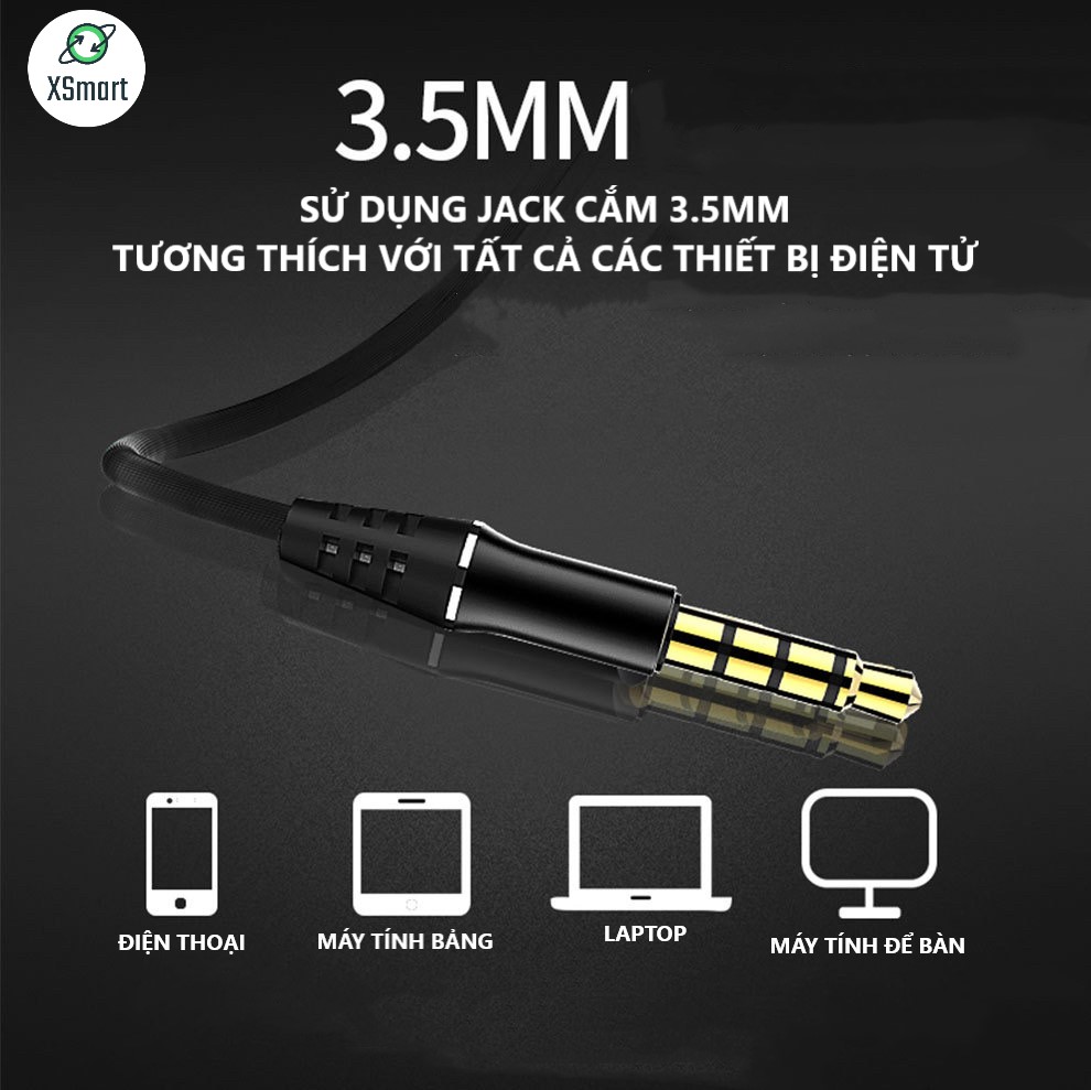 Hình ảnh Tai Nghe Nhét Tai XSmart HiFi S2000 Pro Super Bass Chống Ồn Cực Tốt, Âm Thanh Khủng, Chơi Game Ngon - Hàng Chính Hãng