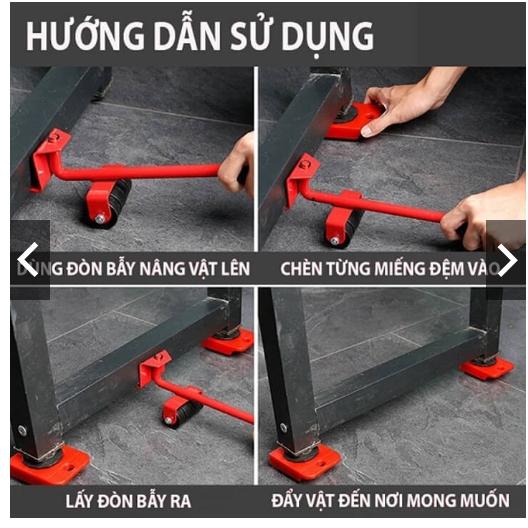 Bộ dụng cụ nâng và di chuyển đồ nặng đa năng