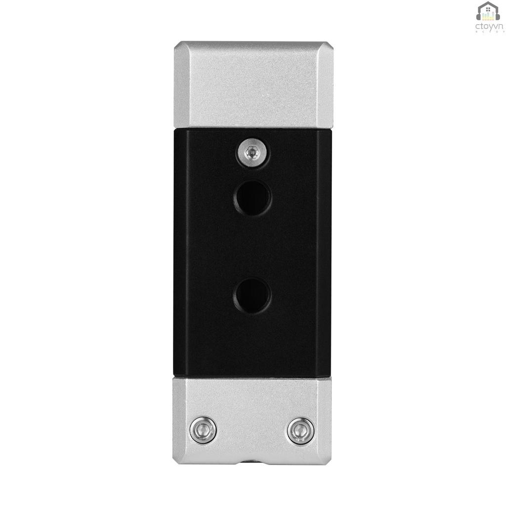 Giá đỡ kẹp điện thoại bằng hợp kim nhôm 1/4 Inch có lỗ vít tương thích với iPhone 11/X/8/7/7 Plus Xiaomi