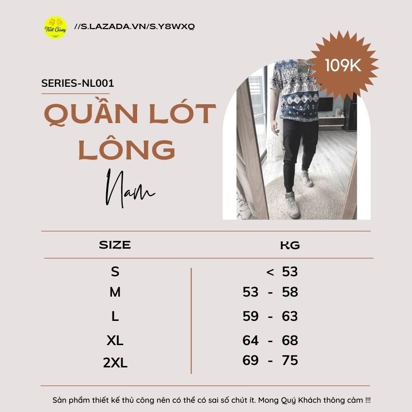 BÁN SỈ QUẦN LÓT LÔNG CHO NAM