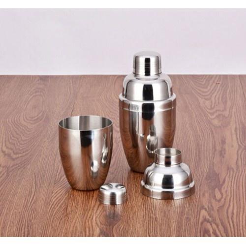 Bình lắc Shaker pha chế cocktail 100% inox 304 (350 - 550 - 750 ml)