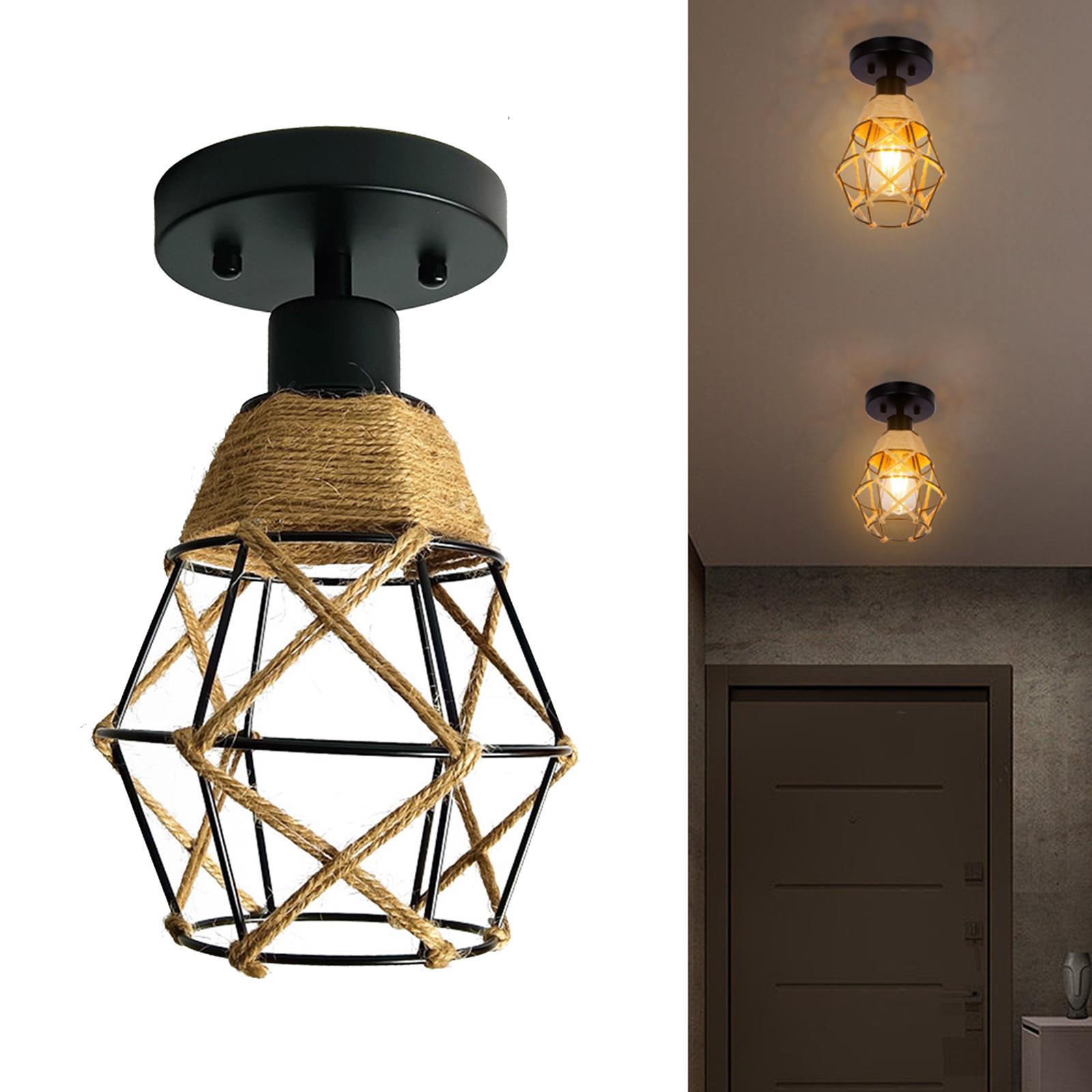 Industrial Pendant Lights Hanging E26 Pendant Light for Loft Bedroom