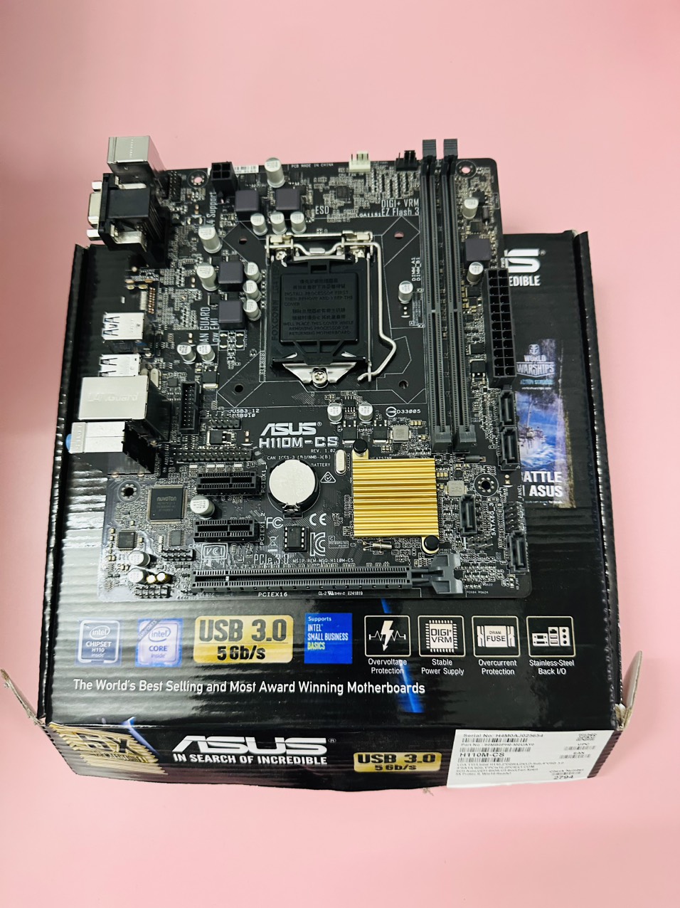 Bo Mạch Chủ (Mainboard) ASUS H110M-CS - HÀNG CHÍNH HÃNG