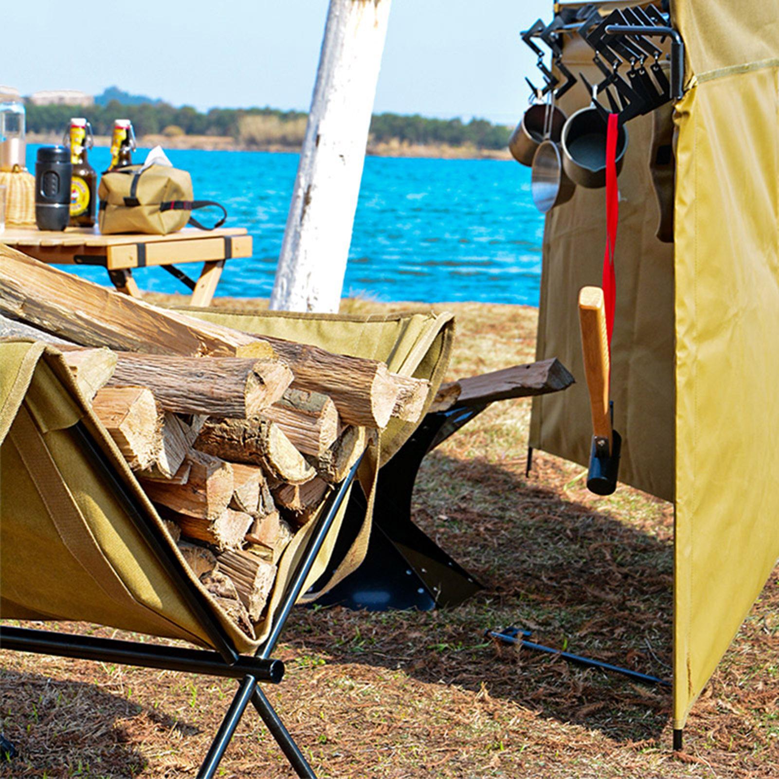 Túi lưu trữ củi đốt có tay cầm