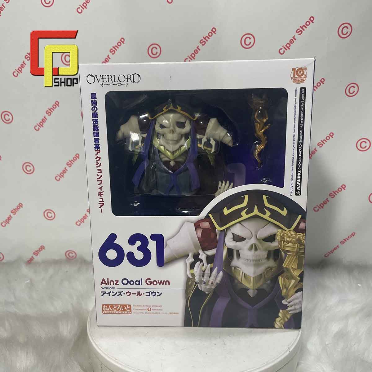 Mô hình Nendoroid 631 - Nendoroid Ainz Ooal Gown - Mô hình Chúa tể
