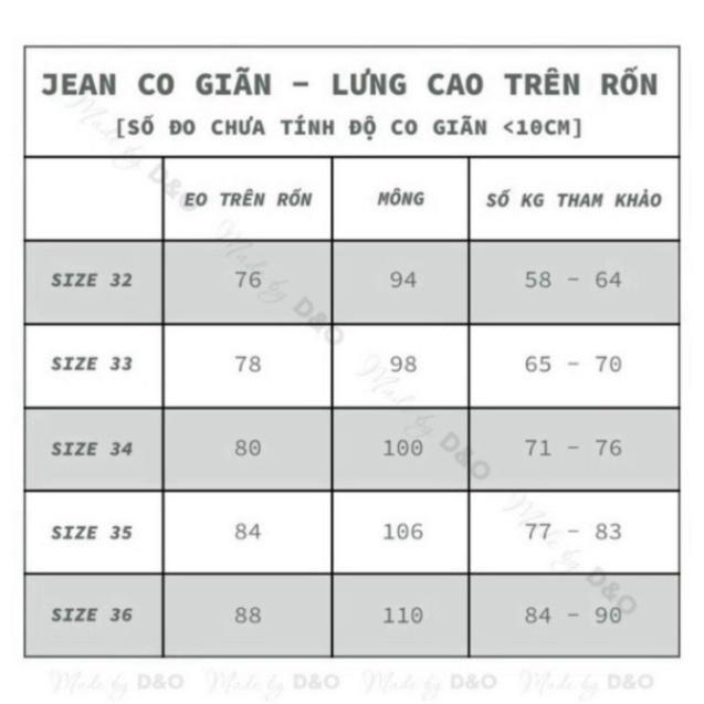 Quần Jeans Ngố BIG SIZE- LƯNG CAO - PHOM EO CAO TRÊN RỐN - Quần Jeans Lửng CO GIÃN QJ008