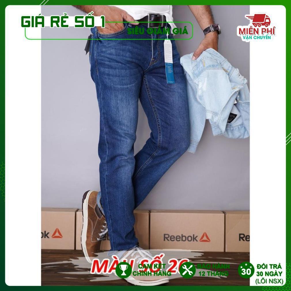 Quần bò Jeans ống đứng co giãn nhẹ (Mã 24-25-26)