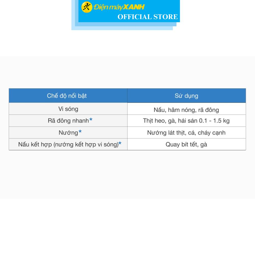 Lò vi sóng có nướng BlueStone MOB-7741 25 lít - Hàng Chính Hãng