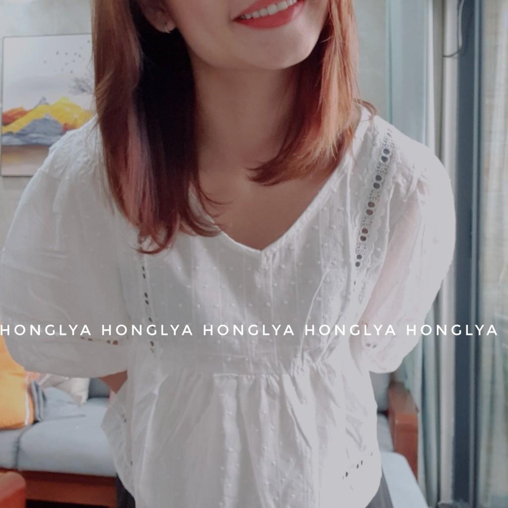 Áo croptop nhẹ nhàng xinh xắn cho bạn gái