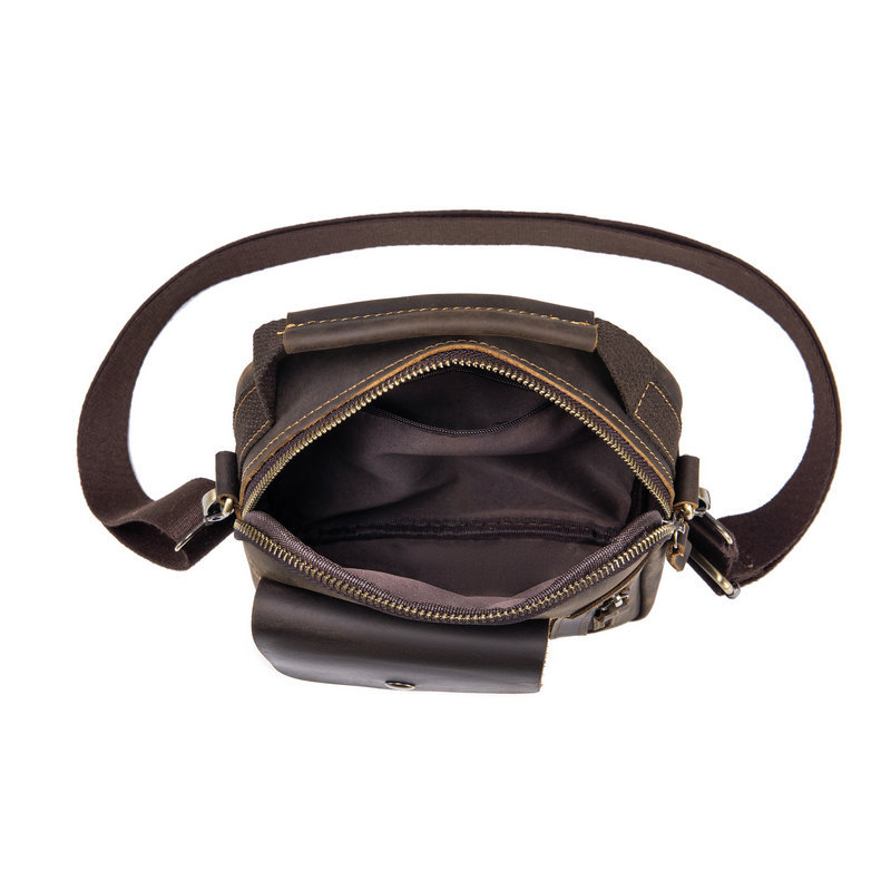 Túi đeo chéo nam DA BÒ THẬT cao cấp phong cách mới – BEE GEE DCN9414