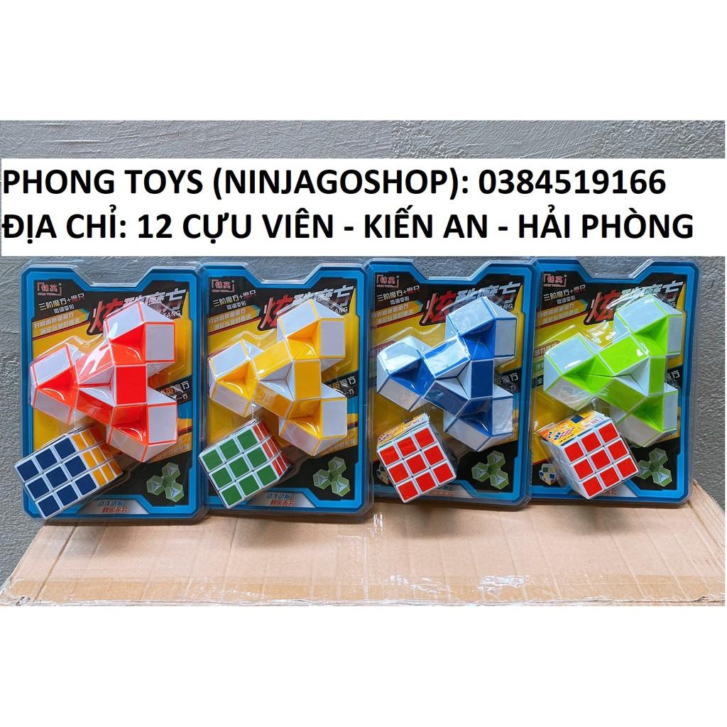 Đồ chơi con quay Rubik loại cơ bản và xoay tam giác cỡ lớn (có ảnh thật)