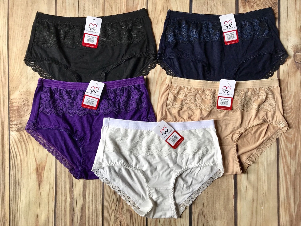 COMBO 4 QUẦN MW COTTON CẠP CAO