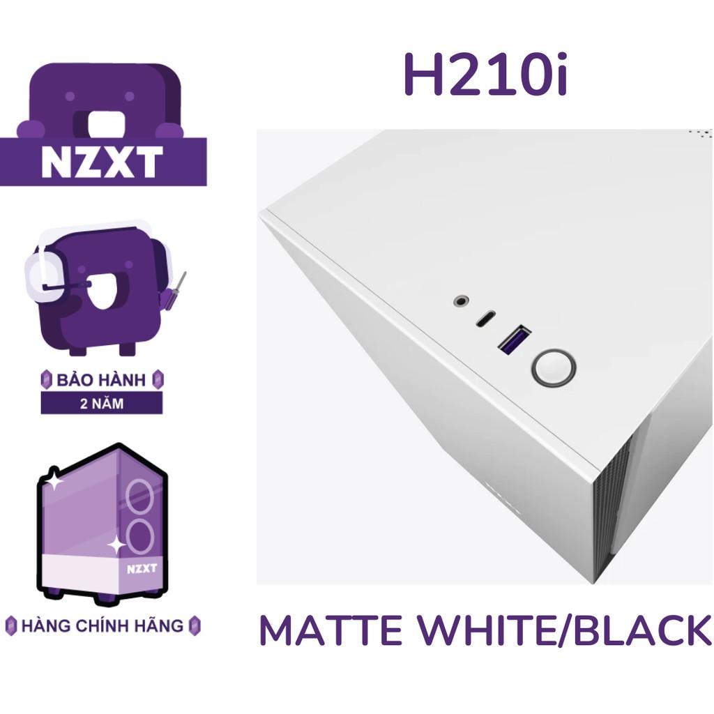 Vỏ Case Máy Tính NZXT H210i Màu Trắng Sần - Hàng Chính Hãng