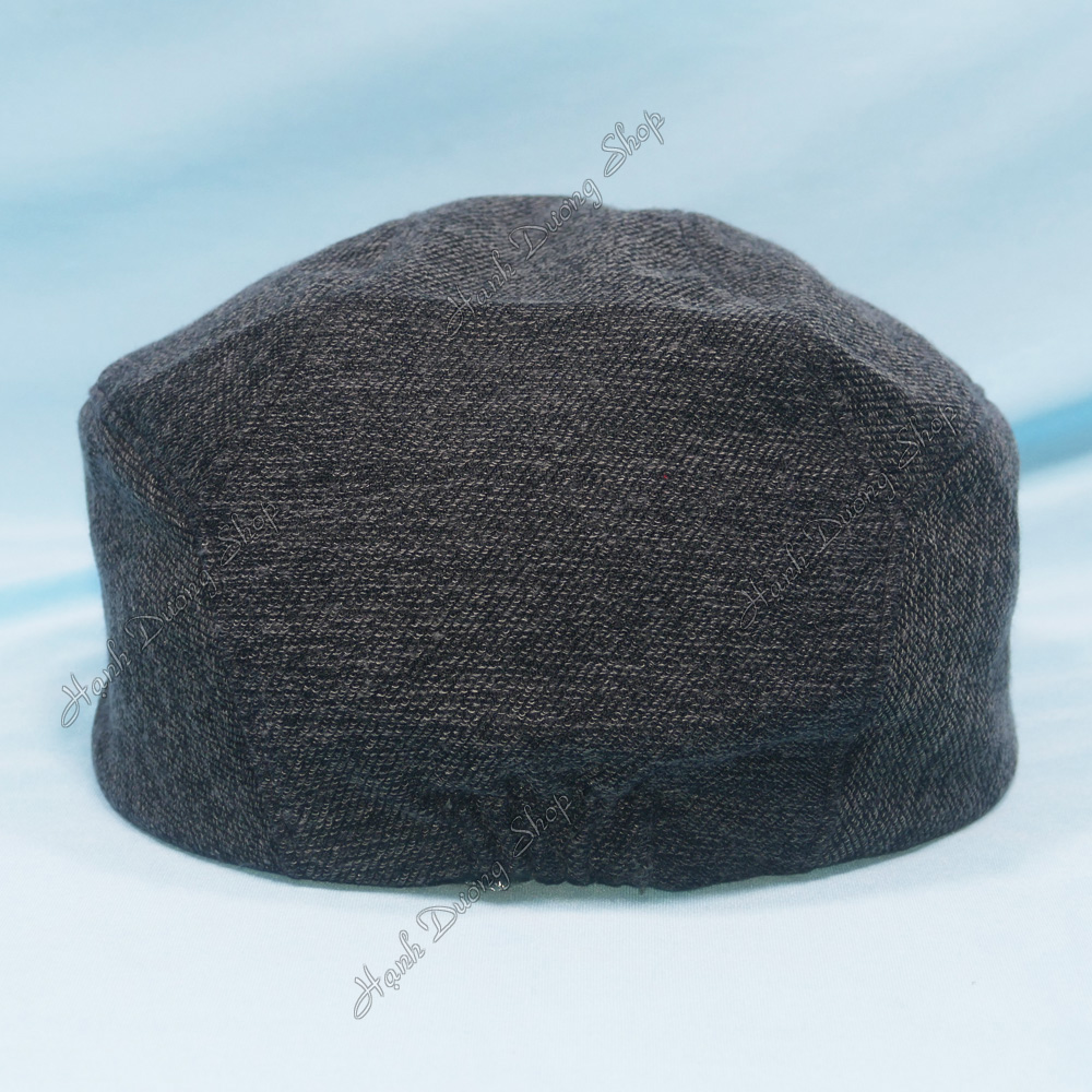 Mũ beret nam mỏ vịt dành cho người lớn tuổi, thiết kế mỏ vịt cụt, bít đuôi độc đáo, chất liệu vải nỉ mềm mại sang trọng - Hạnh Dương