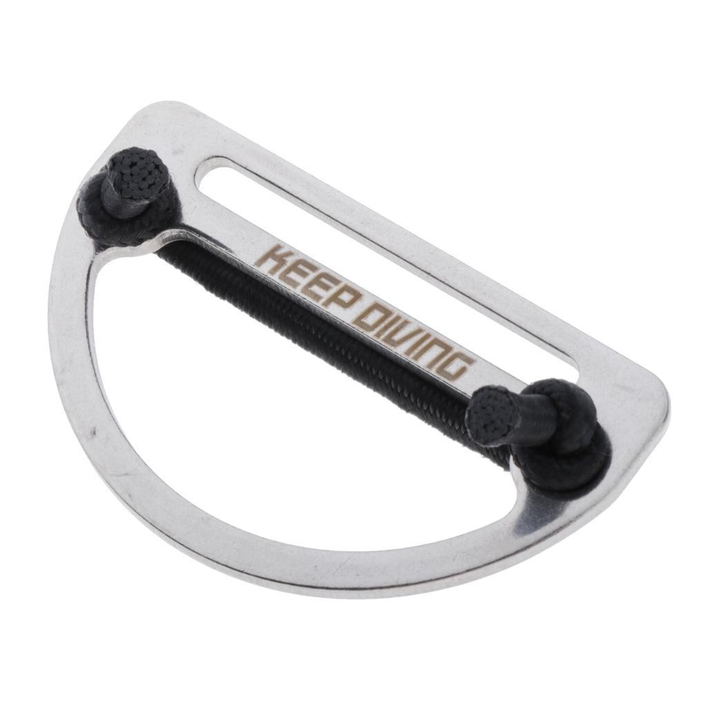 Diving Weight   Dive Webbing Strap Adjusting Adapter Buckle Slide