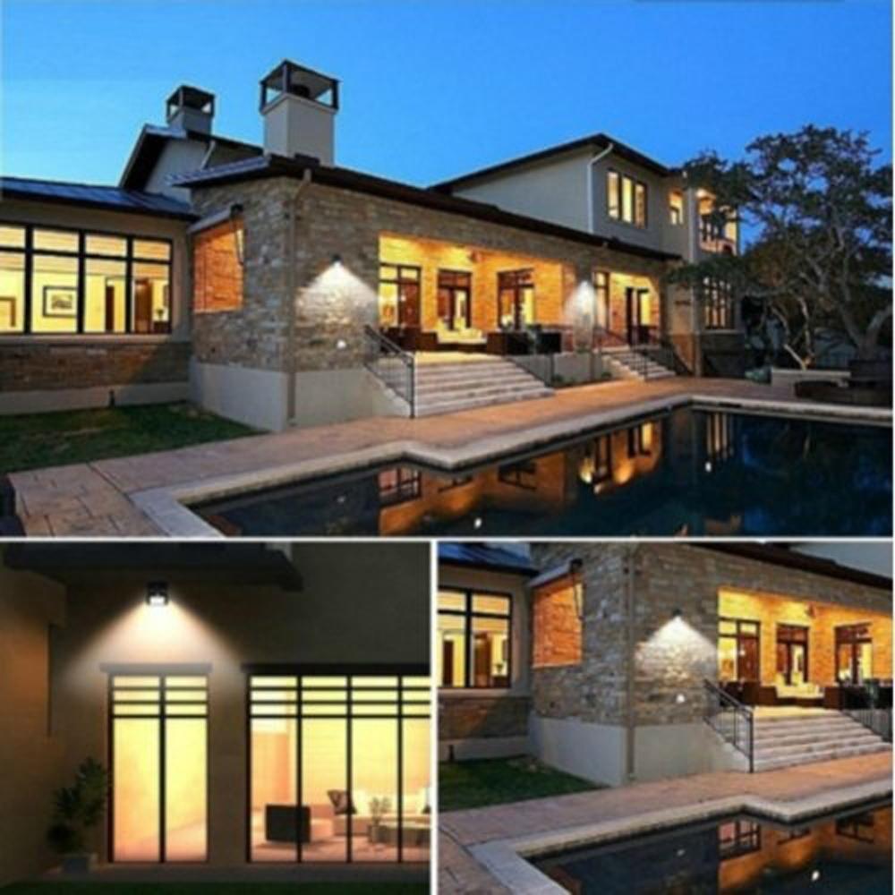 Đèn tường cảm biến chuyển động năng lượng mặt trời 20 LED